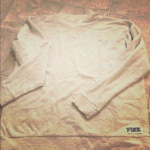 Pink pullover sweatshirt